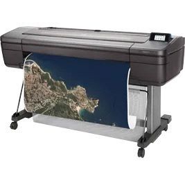 Ein großer Drucker mit einem Landschaftsbild darauf