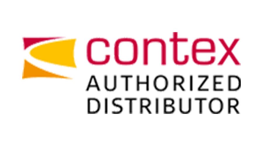 Ein Logo für ein Unternehmen namens „Contex Authorized Distributor“