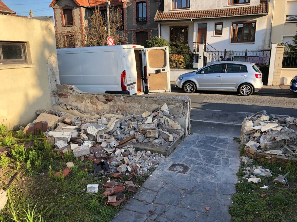 Exemple de projet de rénovation de garage et clôture de maison 2