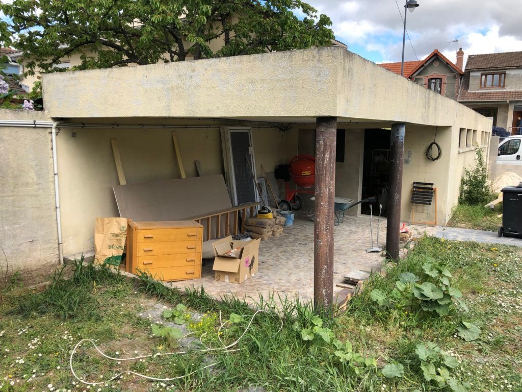 Exemple de projet de rénovation de garage et clôture de maison 5