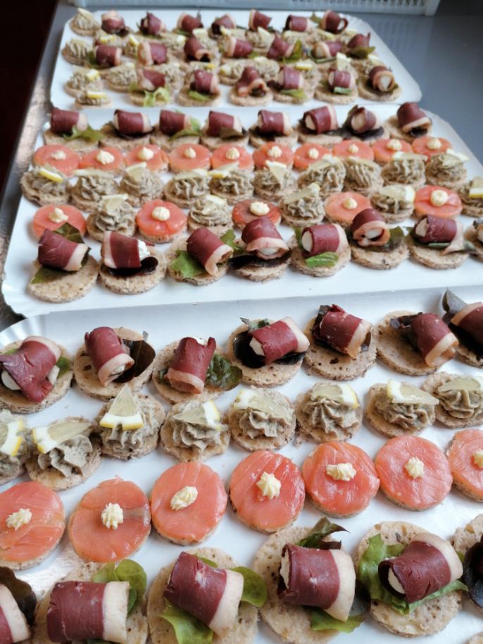 Petites bouchées traiteur