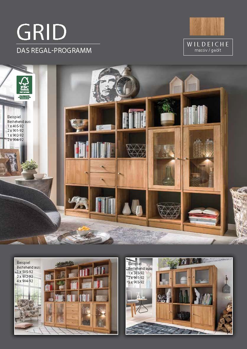 Prospekt Grid Regal-Programm