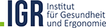 Logo IGR – Institut für Gesundheit und Ergonomie