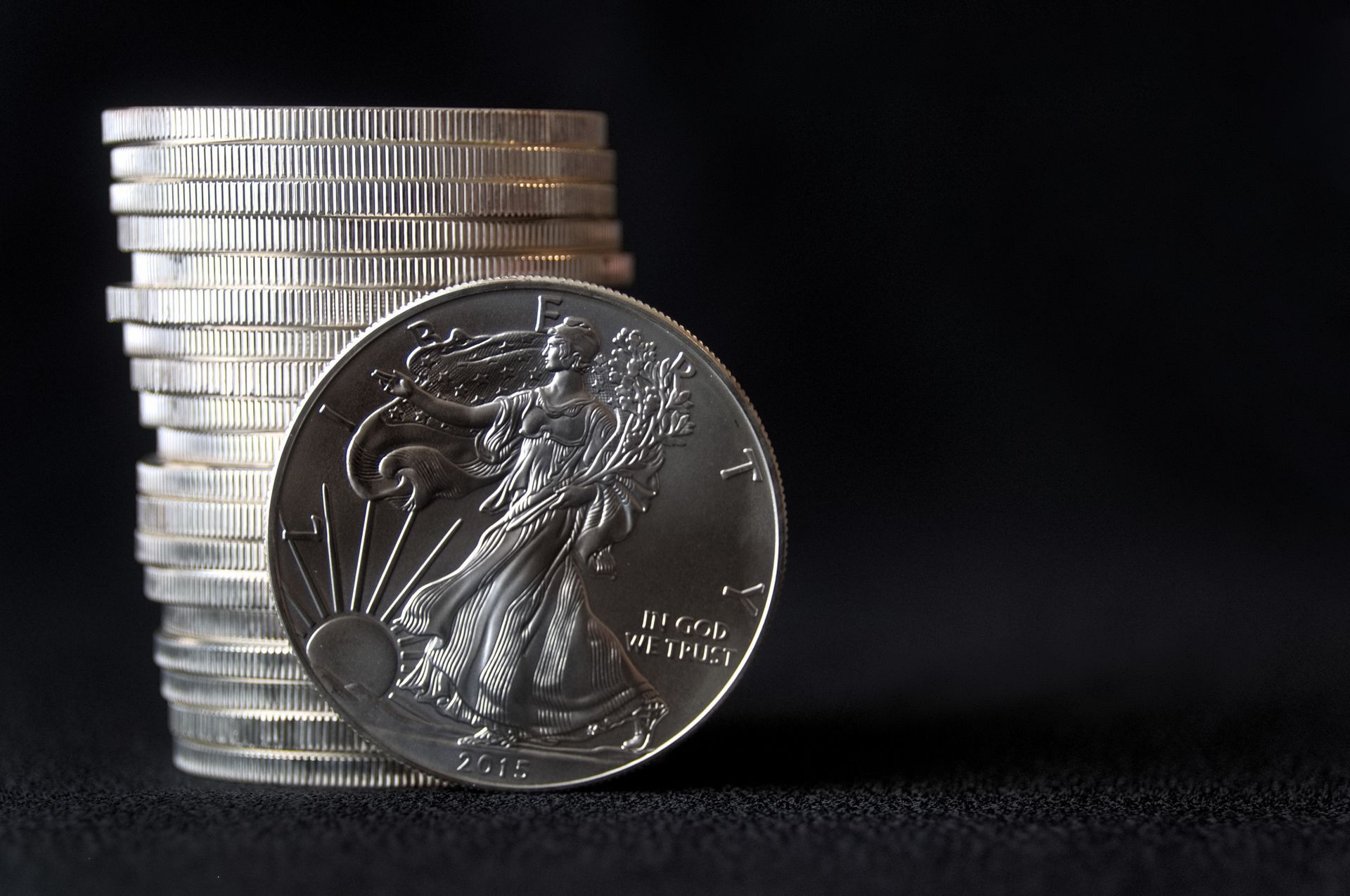 Une pièce américaine en argent 