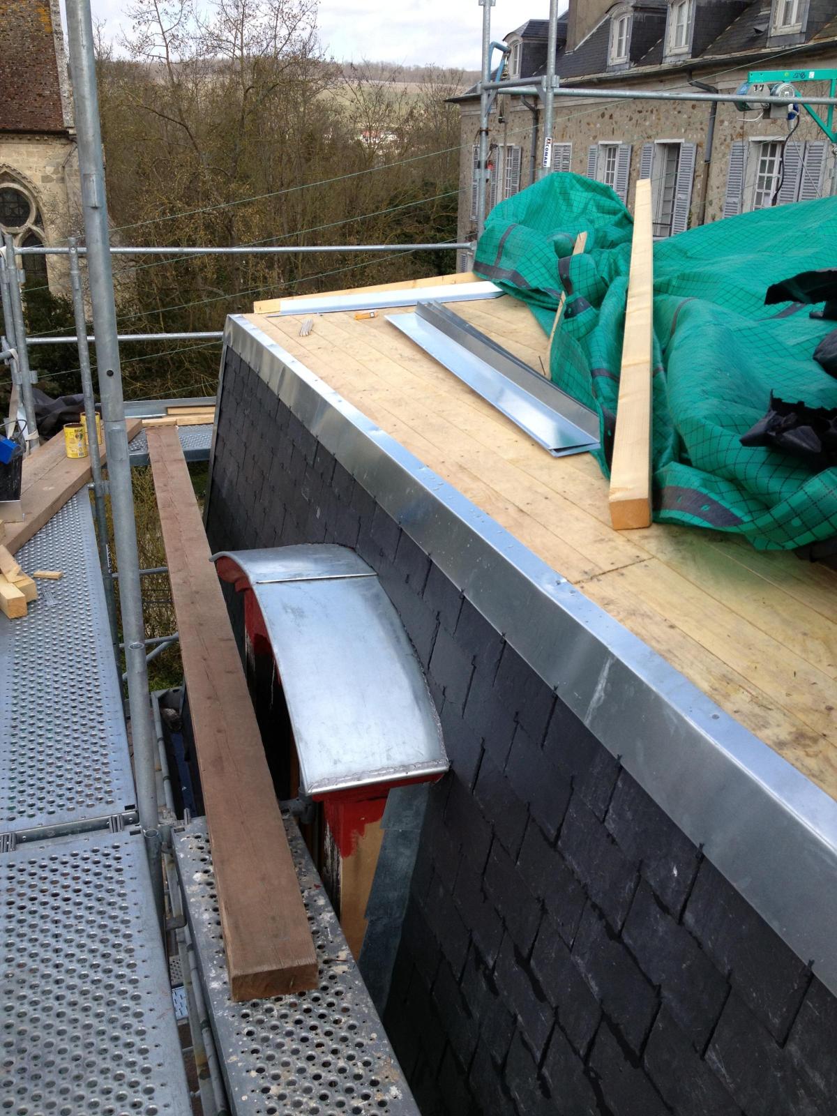Pose de gouttières