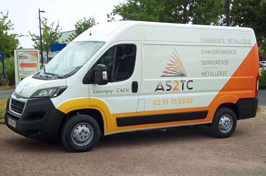 Flocage d'un véhicule utilitaire AS2TC