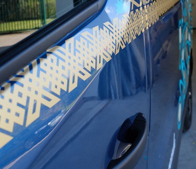 Gros plan sur une portière