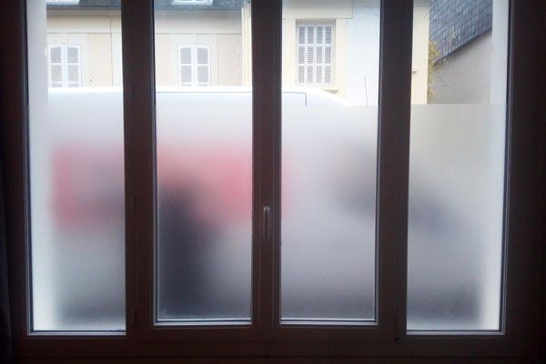 Fenêtre avec film teinté