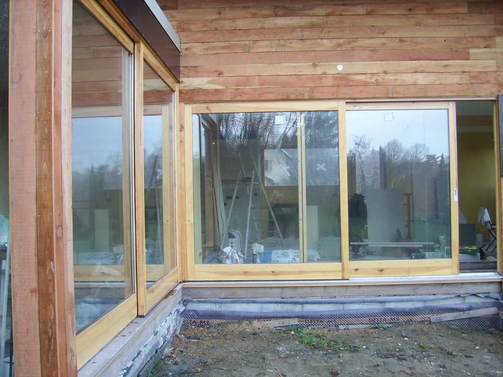 Baies coulissantes en bois