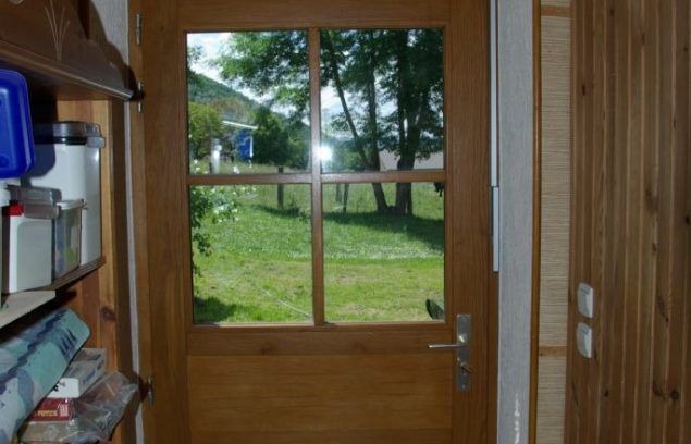 Porte d'entrée avec imposte ouvrant