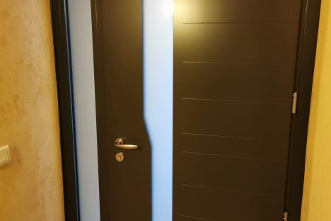 Porte d'entrée en PVC