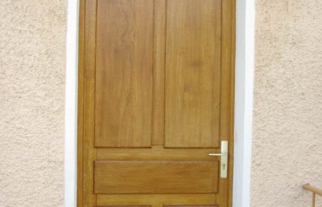 Porte d'entrée avec imposte vitré