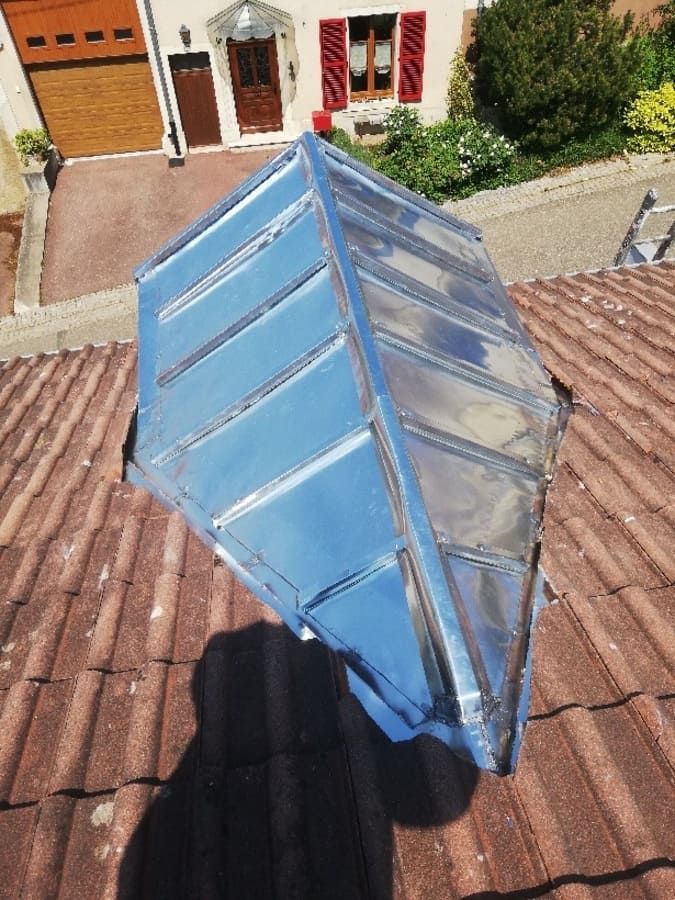 Étanchéité zinguerie chien-assis