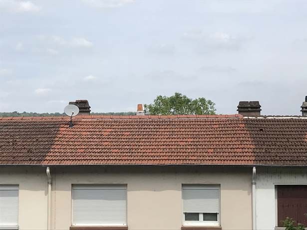 travaux de nettoyage de toit