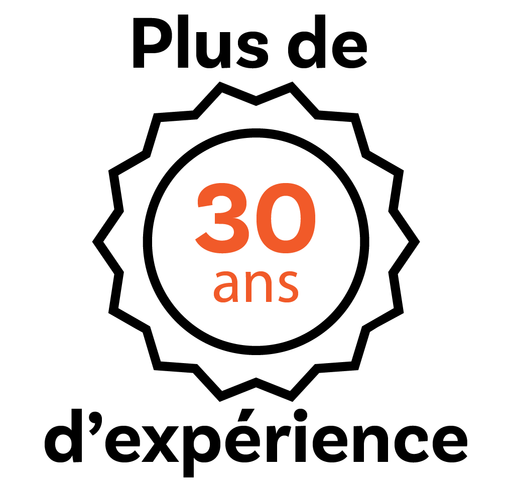 Label 30 ans d'expérience