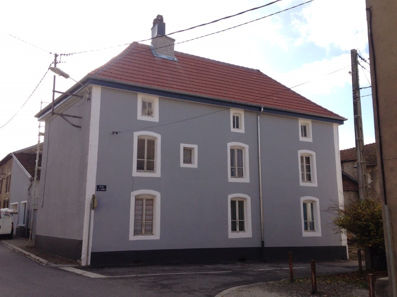 Façade ravalée + peinture