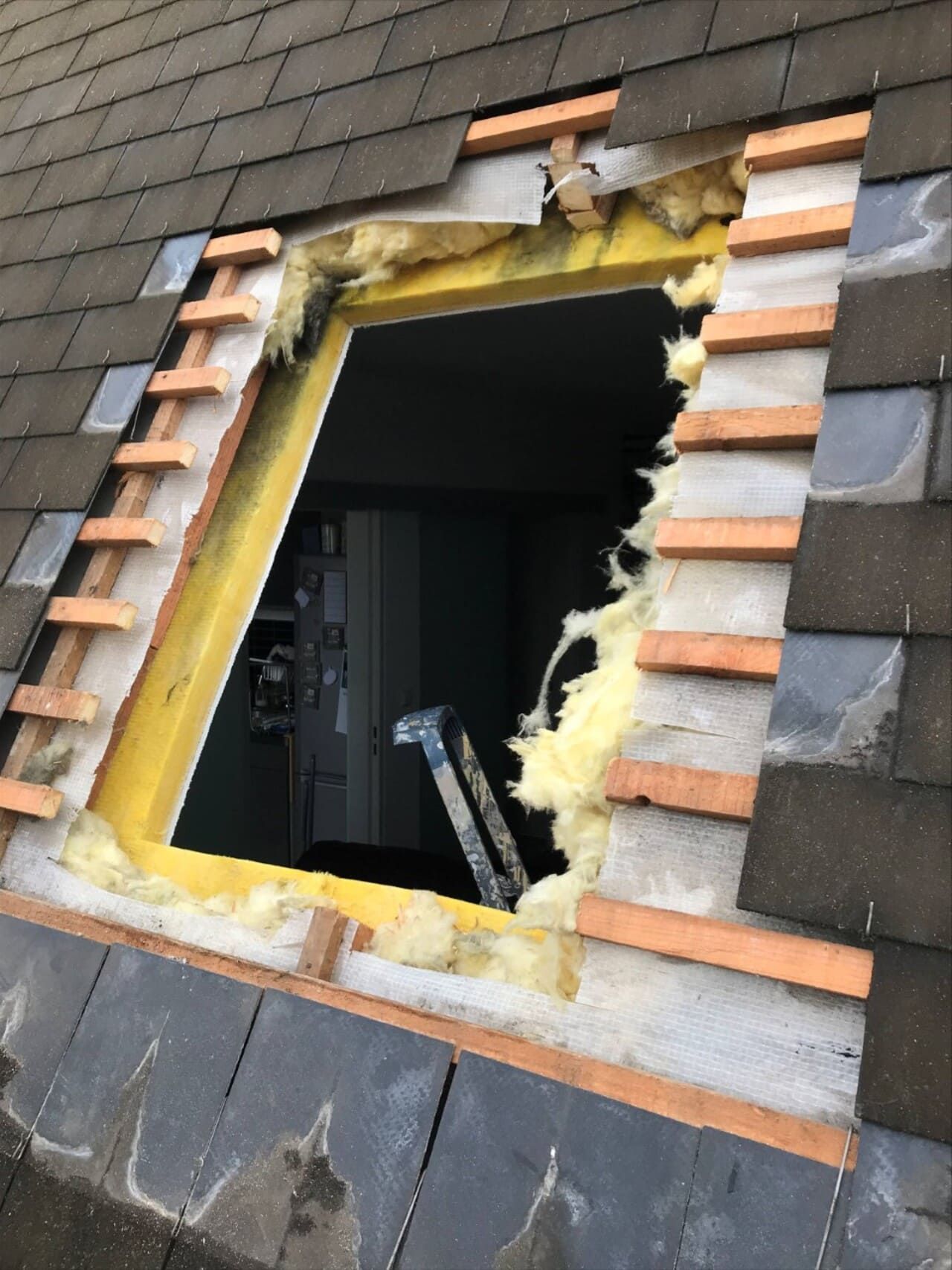 Installation fenêtre Velux