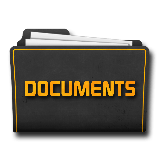 Pochette de documents détourée