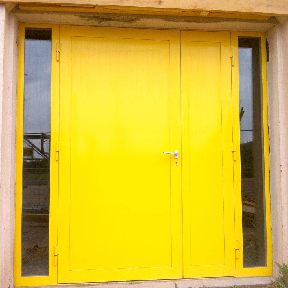 Porte-d'entrée-vestiaire-sportif