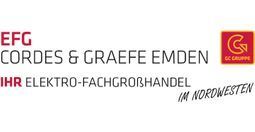 Ein Logo für eine Firma namens EFG Cordes & Graefe Emden.
