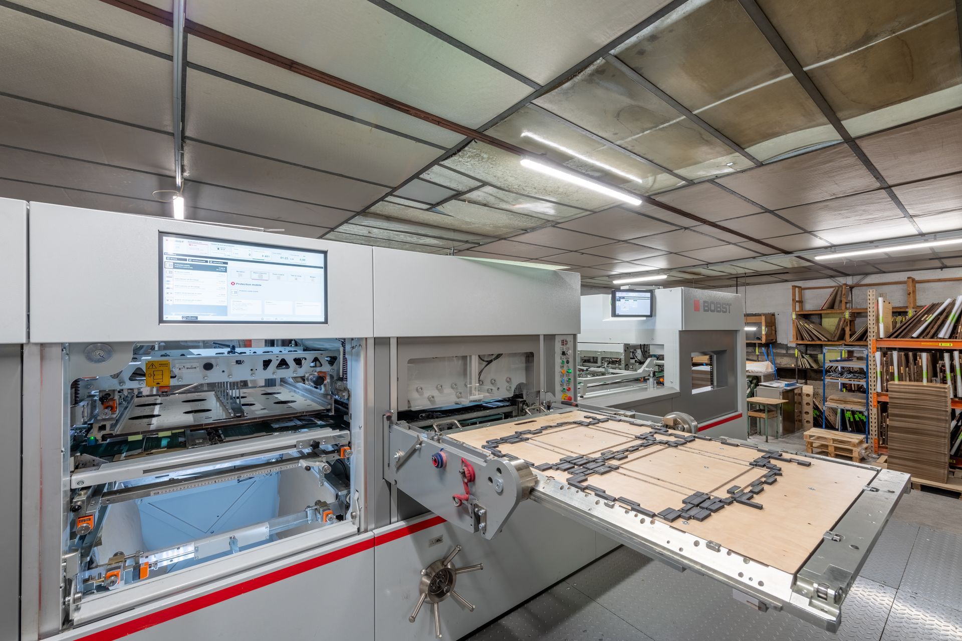 Machine imprimant des packagings