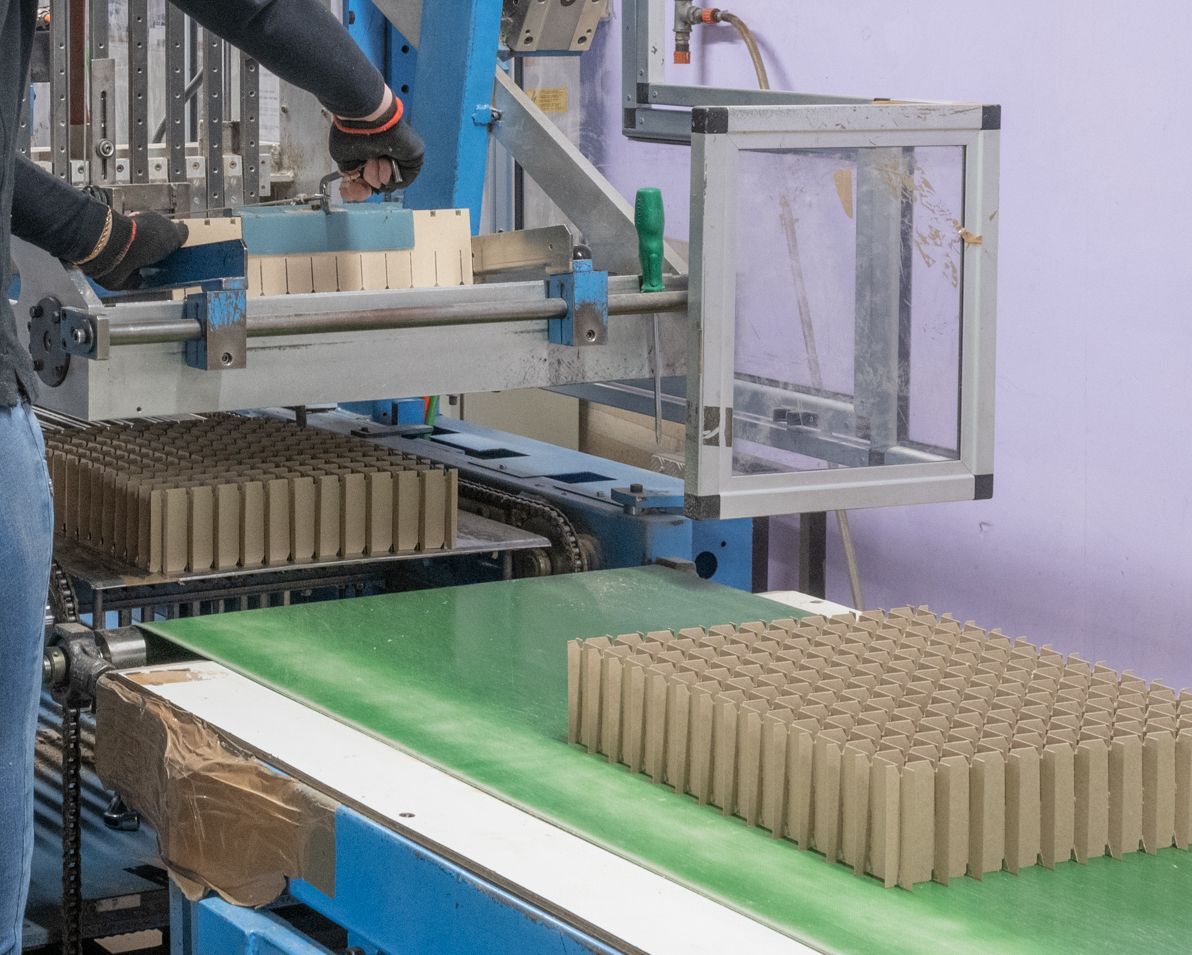 Croisillons sortant de la production