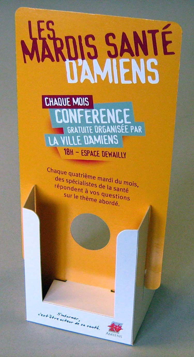 PLV de prospectus évènementiel