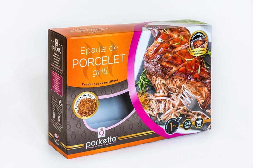 Packaging de plat cuisiné