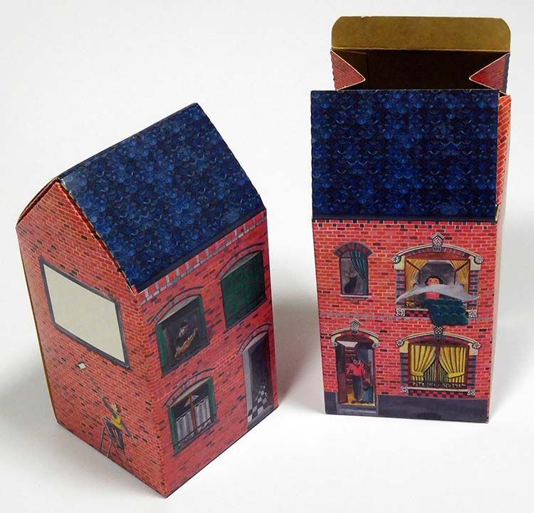 Boite en forme de maison