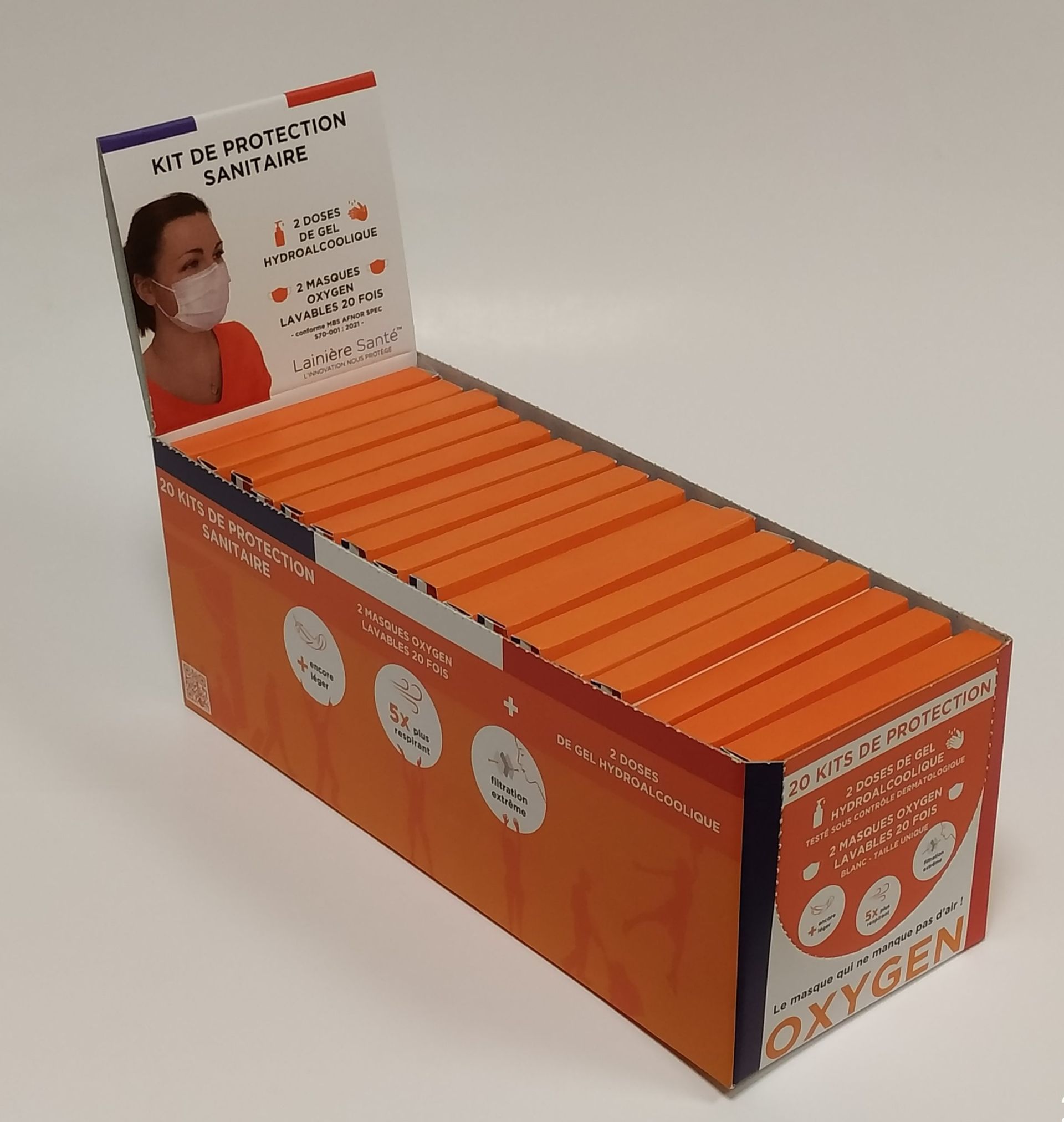 PLV de kits de protection sanitaire