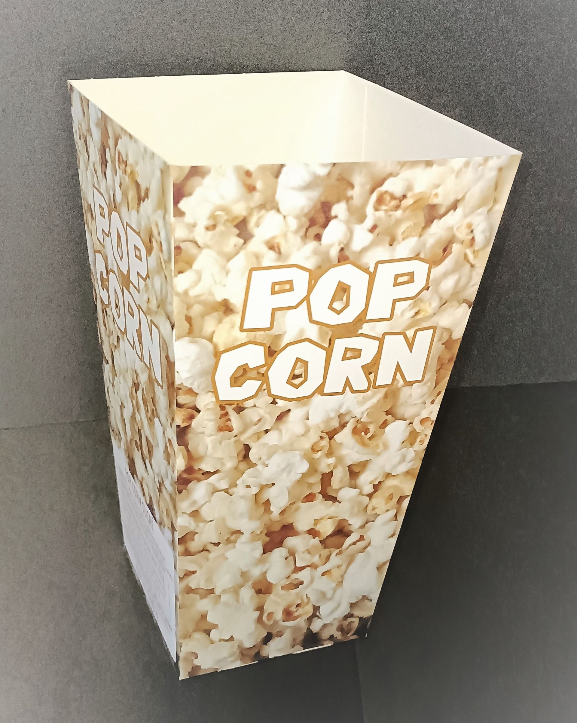 Packaging d'un pot de popcorn