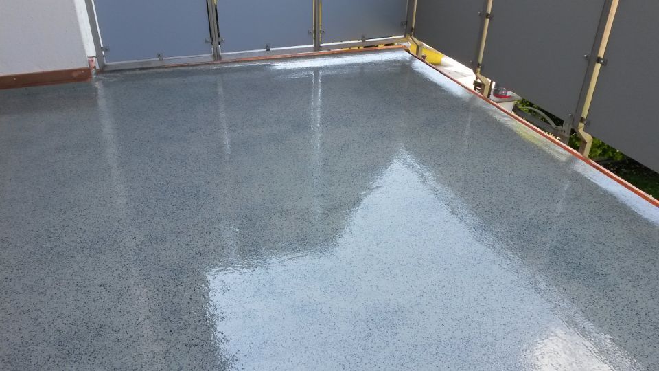 gegossener Bodenbelag