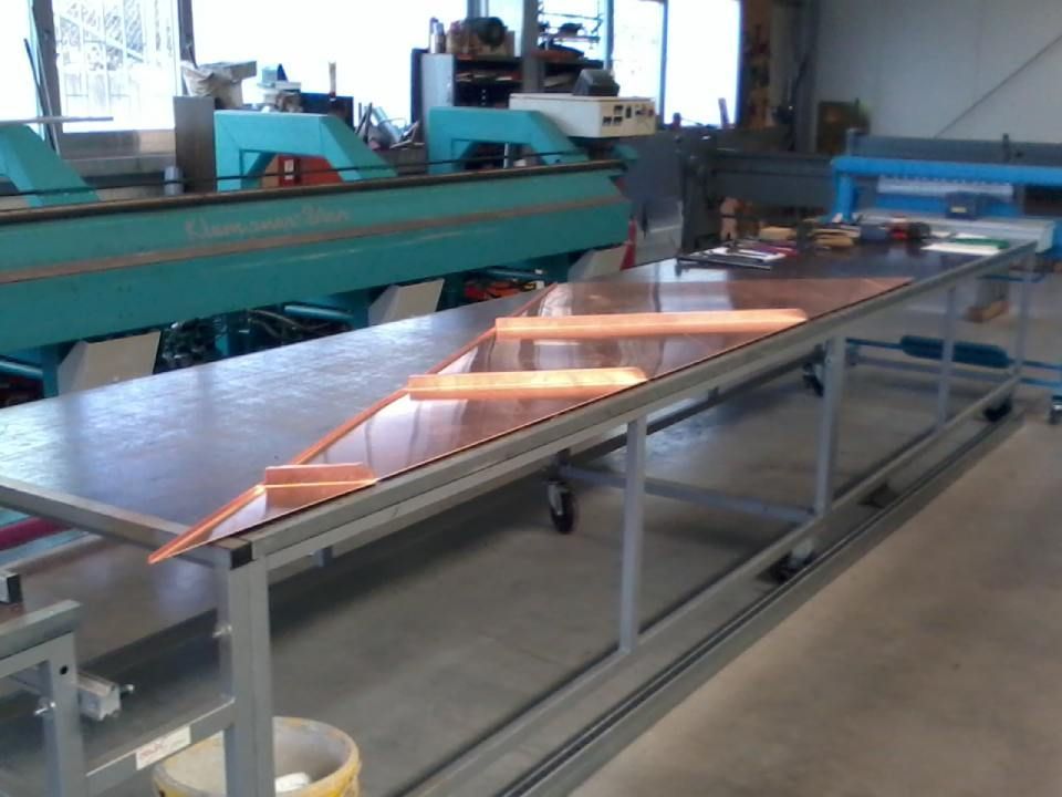 Projektteil aus Kupferblech