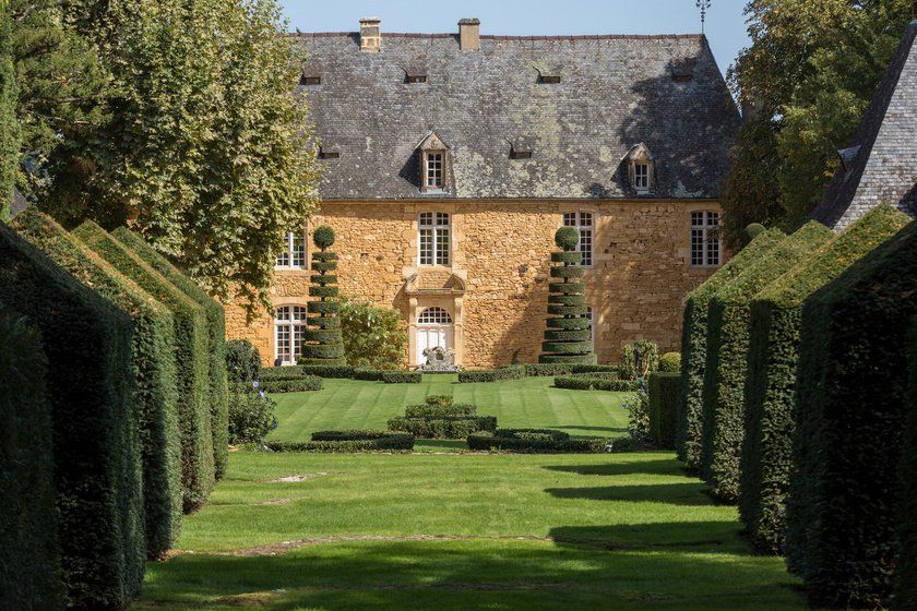 Grande maison avec jardin français