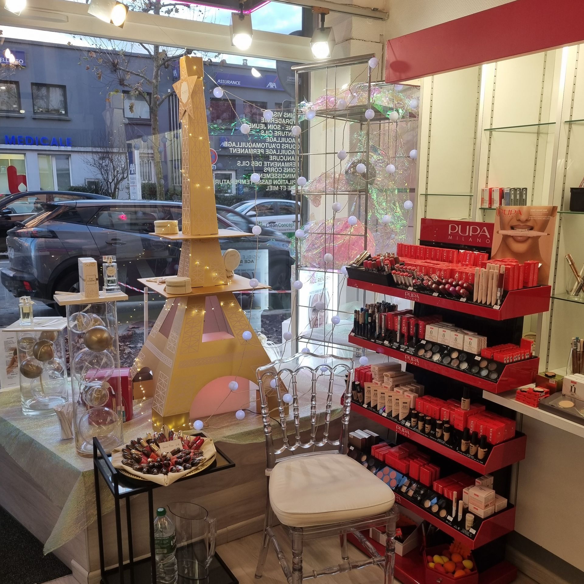 Intérieur de l'institut de beauté Margot