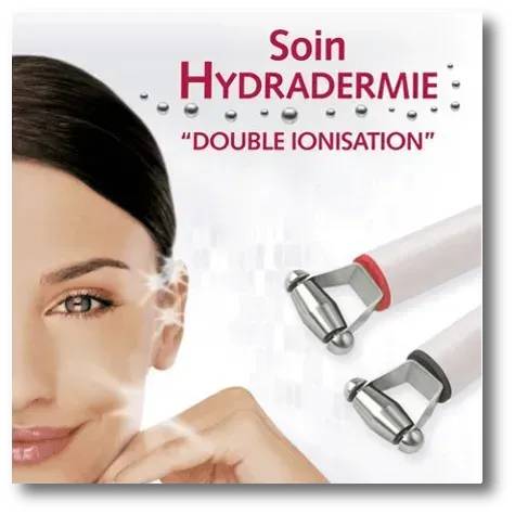 Soin hydradermie par double ionisation