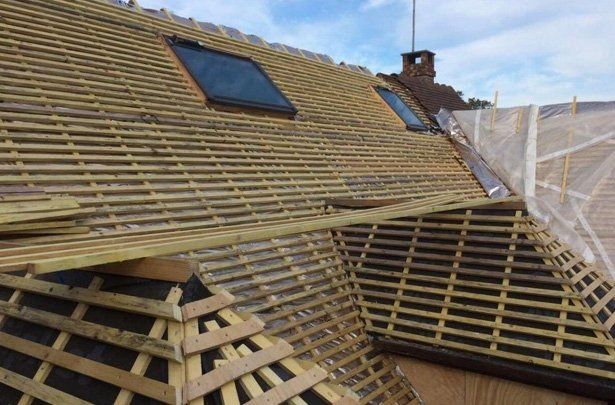 rénovation charpente avec velux