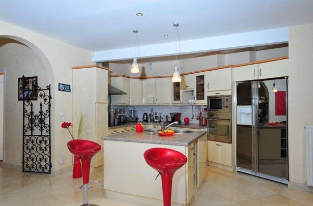 cuisine avec îlot central