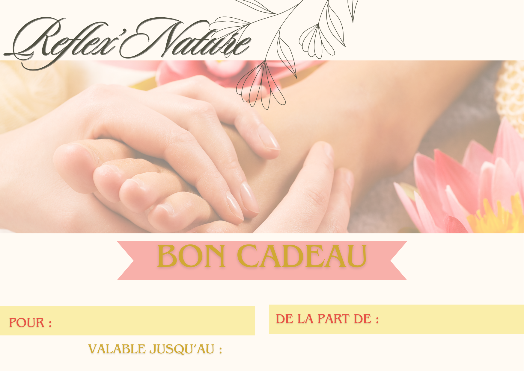 Bon cadeau Réflex Nature