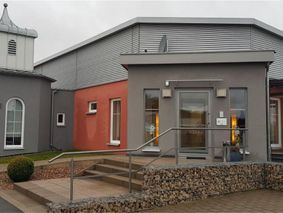 Eingang Bestattungsinstitut