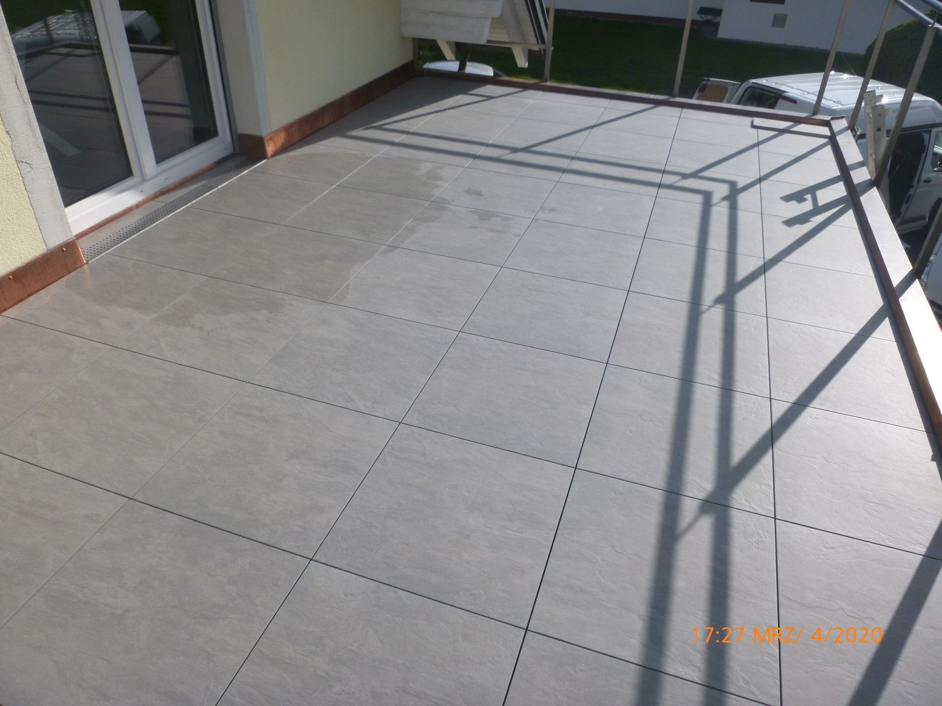 Terrasse auf Stelzlager