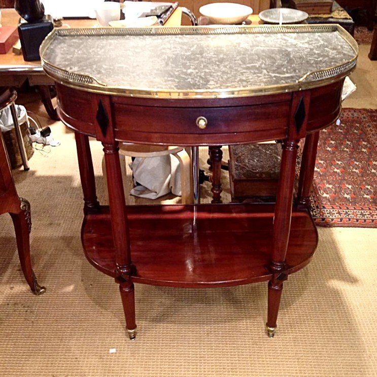 Console demi-lune XVIIIe siècle