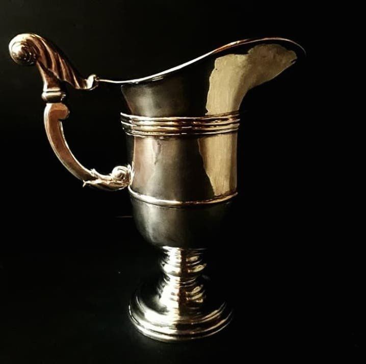 Aiguière métal plaqué, 18ème siècle