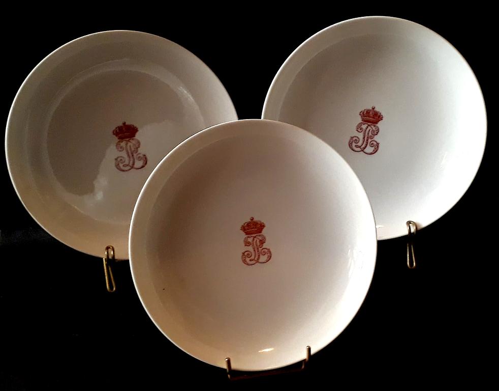 Soucoupes service des Offices Louis Philippe, XIXème siècle