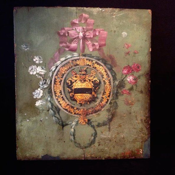 Panneau peint, XVIIIe siècle