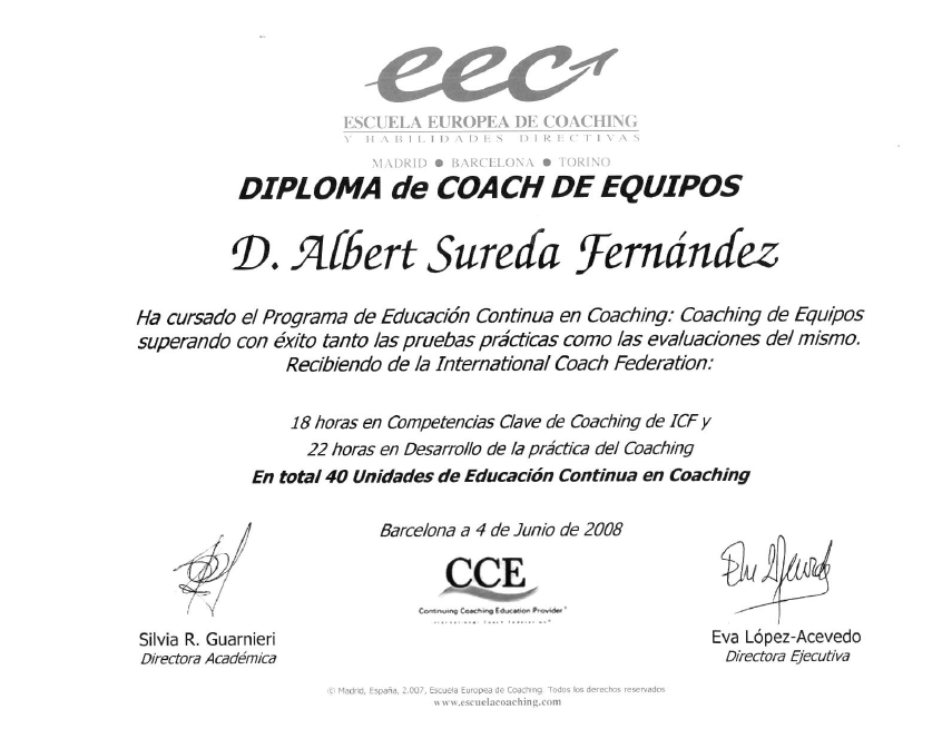 Un diploma de entrenador de equipos está firmado por d. Alberto Sureda Fernández.
