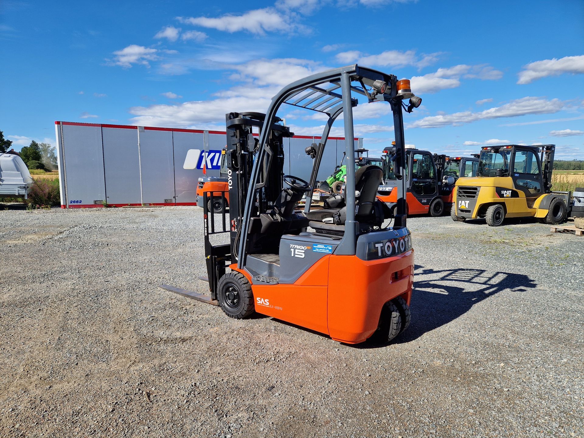Toyota 8FBE15T sähkötrukki vm. 2019