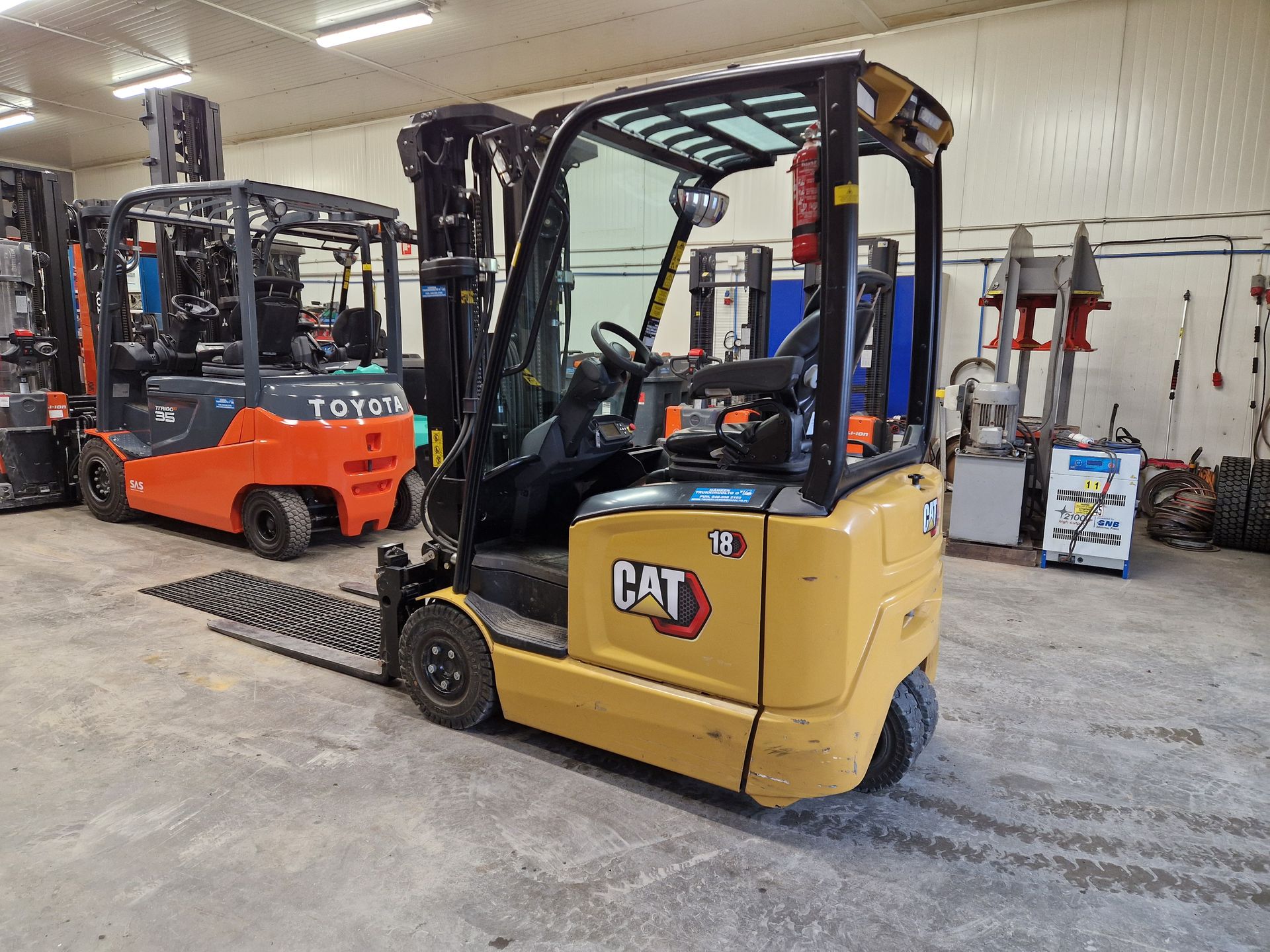 Cat EP18ACNT sähkötrukki vm. 2021 (tunnit vain 295 h)