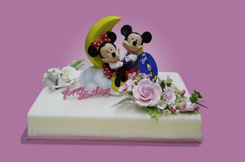 Mickey und Mini Mouse Torte