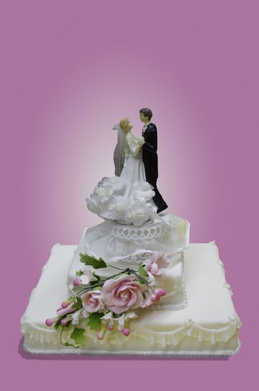 Hochzeitstorte eckig